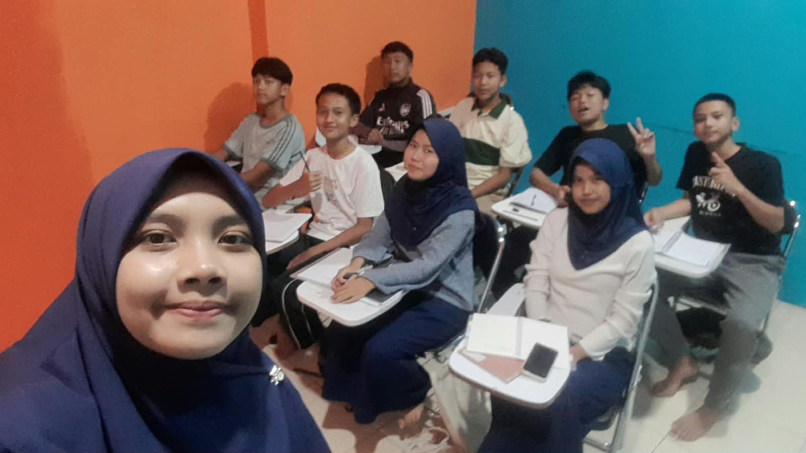 Suasana belajar Genji 4