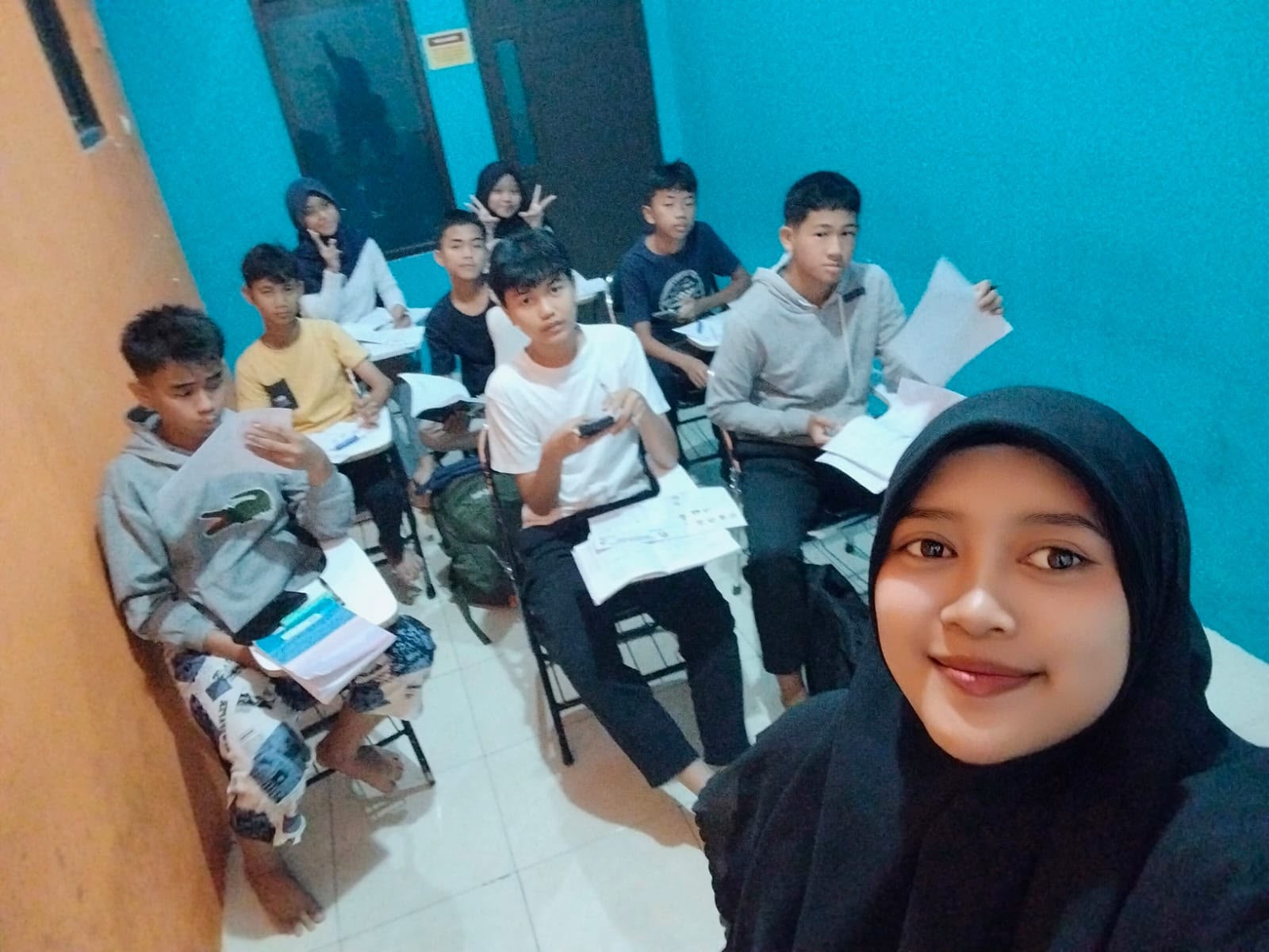 Suasana belajar Genji 5